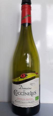 Photo d'une bouteille de Domaine des Coccinelles Côtes-du-Rhône