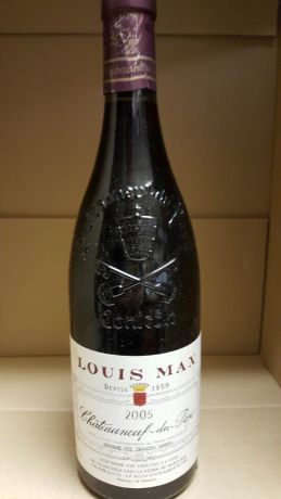 Photo d'une bouteille de Louis Max Châteauneuf-du-Pape