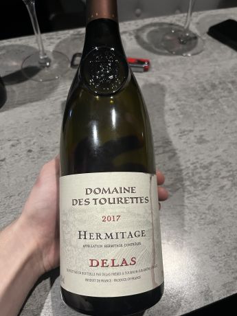 Photo d'une bouteille de Domaine des Tourettes Hermitage
