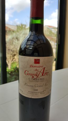 Photo d'une bouteille de Domaine du Grand Arc, Reserve du Grand Arc Corbières