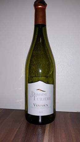 Photo d'une bouteille de Domaine la Tuilière Ventoux