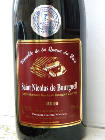 Photo d'une bouteille de Domaine Laurent Mabileau Saint-Nicolas-de-Bourgueil