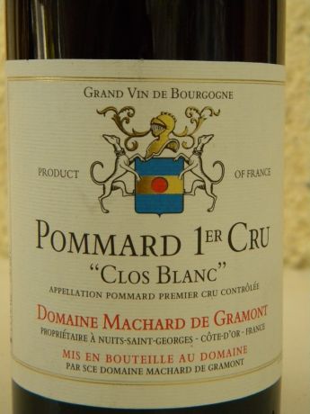 Photo d'une bouteille de Domaine Machard de Gramont Pommard-Premier-Cru