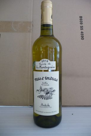 Photo d'une bouteille de Mas d'Intras Vin de Pays de l'Ardèche