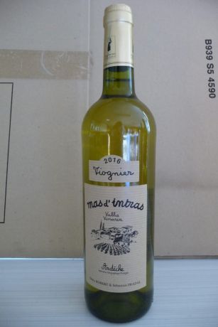 Photo d'une bouteille de Mas d'Intras Vin de Pays de l'Ardèche