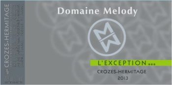 Photo d'une bouteille de Domaine Melody Crozes-Hermitage