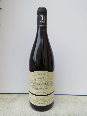 Photo d'une bouteille de Domaine Pagnotta Givry-Premier-Cru