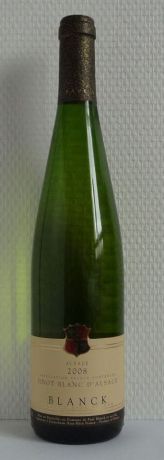 Photo d'une bouteille de Domaine Paul Blanck Alsace Pinot-Blanc (ou Klevner)