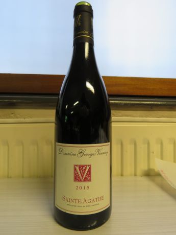 Photo d'une bouteille de Domaine Saint Georges Vernay Côtes-du-Rhône
