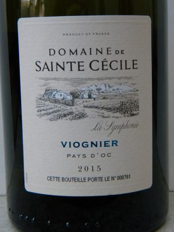 Photo d'une bouteille de Domaine Sainte Cécile Vin de pays d'Oc