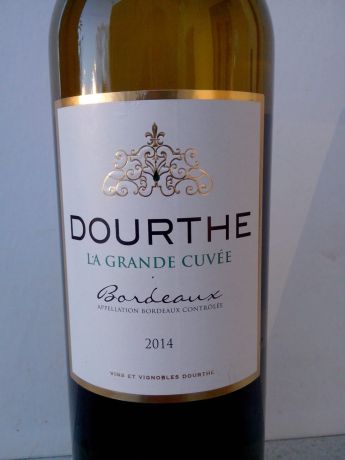 Photo d'une bouteille de Dourthe Bordeaux-Sec