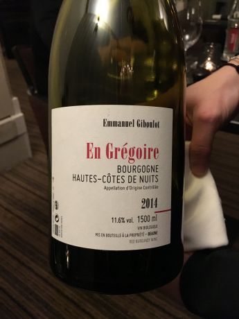 Photo d'une bouteille de Emmanuel Giboulot Bourgogne-Hautes-Côtes-de-Nuits