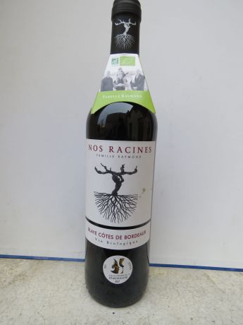 Vin rouge bio Bordeaux