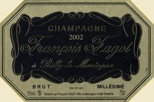 Photo d'une bouteille de François Fagot Champagne