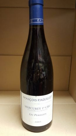 Photo d'une bouteille de Francois Raquillet Mercurey