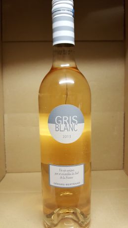 Photo d'une bouteille de Gérard Bertrand, Gris Blanc Vin de pays d'Oc