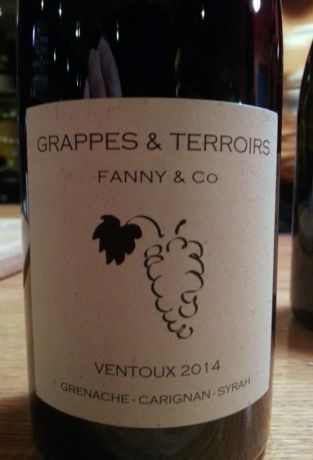 Photo d'une bouteille de Grappes & Terroirs Ventoux