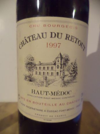 Photo d'une bouteille de Château du Retout Haut-Médoc