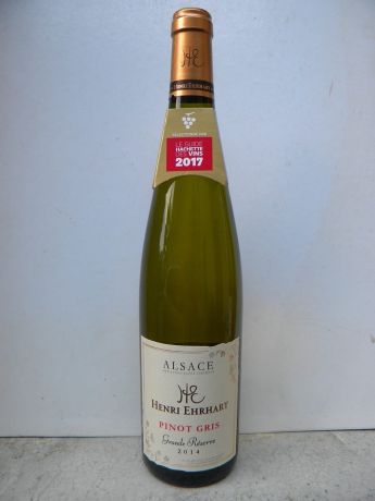 Photo d'une bouteille de Henri Ehrhart Alsace Pinot-Gris