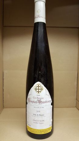 Photo d'une bouteille de Hospices Strasbourg, Pinot Noir Alsace Pinot-Noir