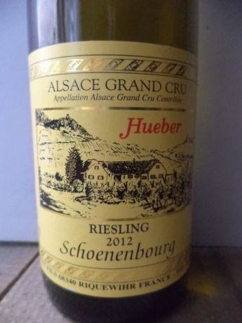 Photo d'une bouteille de Hueber Alsace Grand-Cru