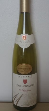 Photo d'une bouteille de Jean Cornelius Alsace Muscat