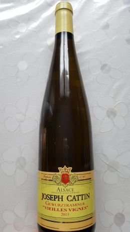 Photo d'une bouteille de Joseph Cattin, Gewurztraminer Vieilles Vignes Alsace Gewurztraminer