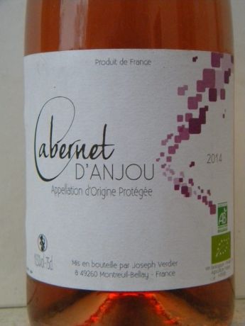 Photo d'une bouteille de Joseph Verdier Cabernet-d'Anjou