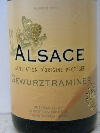 Photo d'une bouteille de L'Ame du Terroir Alsace Gewurztraminer