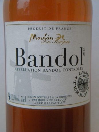 Photo d'une bouteille de L'Ame du Terroir Bandol