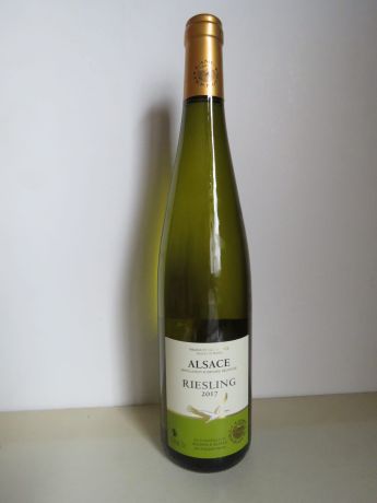 Photo d'une bouteille de l' Ame du terroir Alsace Riesling