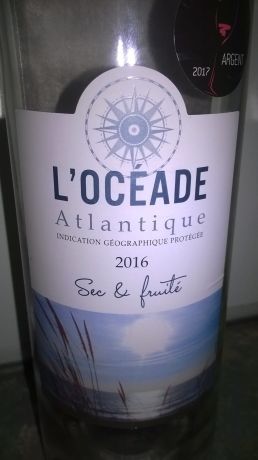 Photo d'une bouteille de L'Océade Atlantique Vin de pays Atlantique