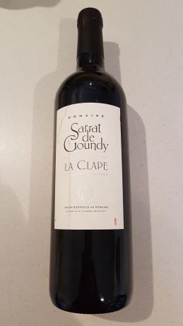 Photo d'une bouteille de Sarrat de Goundy Languedoc La-Clape