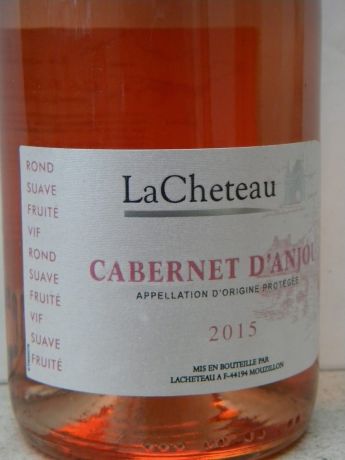 Photo d'une bouteille de Lacheteau Cabernet-d'Anjou