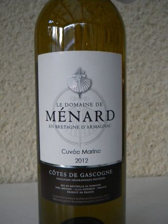 Photo d'une bouteille de Domaine de Ménard Vin de pays des Côtes de Gascogne