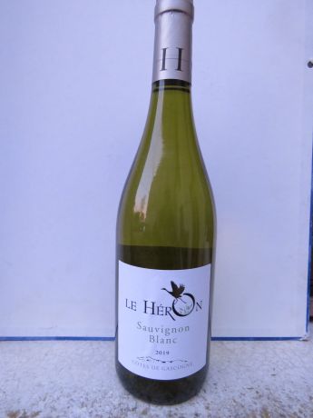 Photo d'une bouteille de Le Héron Vin de pays des Côtes de Gascogne