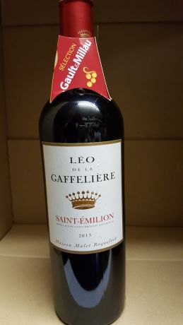 Photo d'une bouteille de Léo de la Gaffelière Saint-Emilion