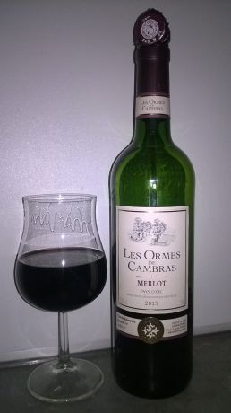 Photo d'une bouteille de Les Ormes de Cambras Vin de pays d'Oc
