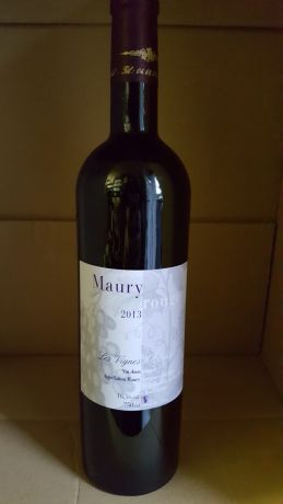 Photo d'une bouteille de Les Vignes d Elodie, Maury Rouge Maury