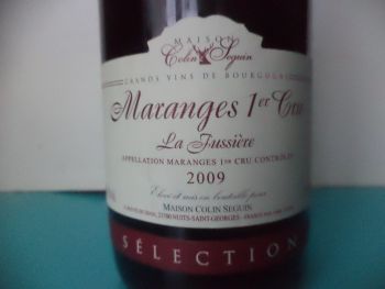 Photo d'une bouteille de Maison Colin Seguin Maranges-Premier-Cru