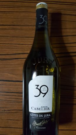 Photo d'une bouteille de Marcel Cabelier, La Côte 39 Côtes-du-Jura