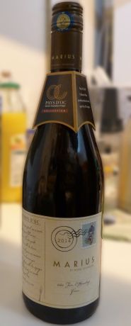 Photo d'une bouteille de Marius Vin de pays d'Oc