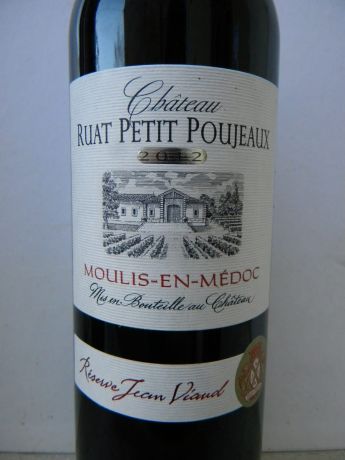 Photo d'une bouteille de Château Ruat Petit Poujeaux Moulis-en-Médoc
