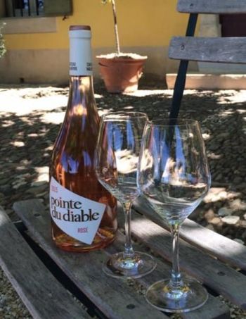 Photo d'une bouteille de Pointe du diable Côtes-de-Provence