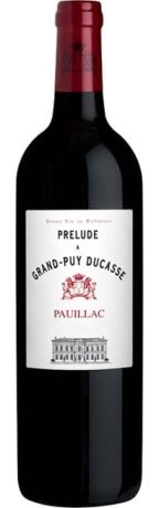Photo d'une bouteille de Prélude à Grand-Puy Ducasse Pauillac
