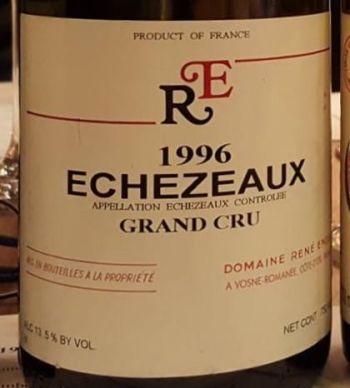 Photo d'une bouteille de René Engel Echézeaux-Grand-Cru