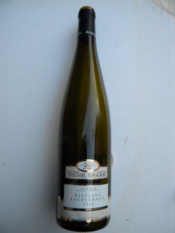 Photo d'une bouteille de René Sparr Alsace Riesling