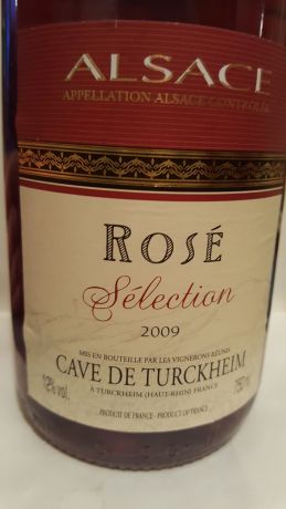 Photo d'une bouteille de Rosé Sélection Alsace Pinot-Noir