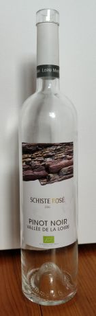 Photo d'une bouteille de Schiste rosé, J.Mourat Vin de pays du Val de Loire