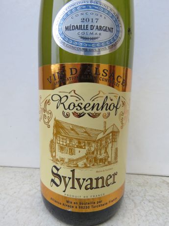Photo d'une bouteille de Sylvaner Alsace Sylvaner